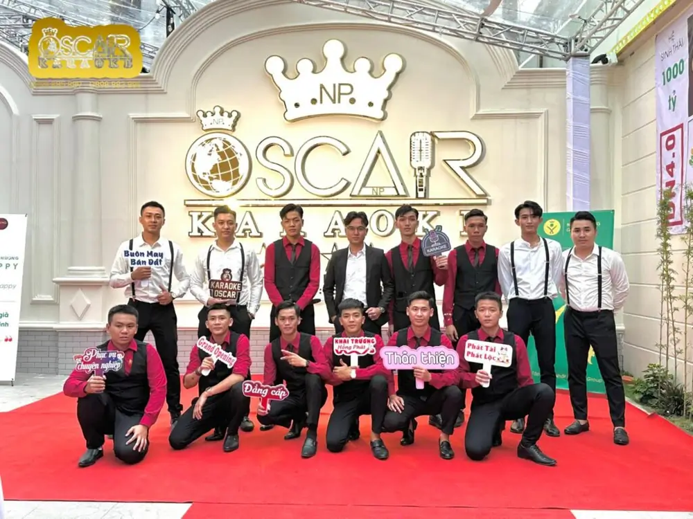 Staff team at Karaoke Oscar Nhất Phương